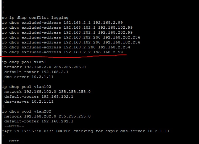 DHCP Cisco роутер | Роутеры и коммутаторы