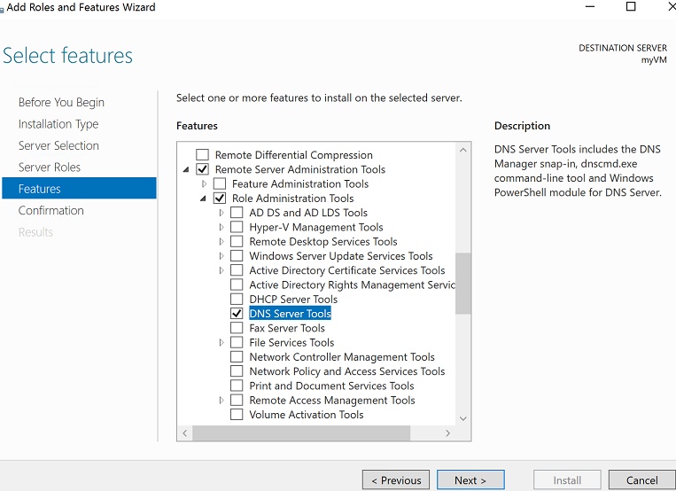 Установка и настройка Active Directory, DNS, DHCP и маршрутизации на Windows Server