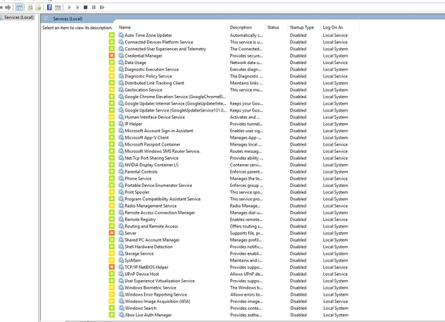 Отключение ненужных служб Windows для повышения производительности компьютера | Роутеры и коммутаторы